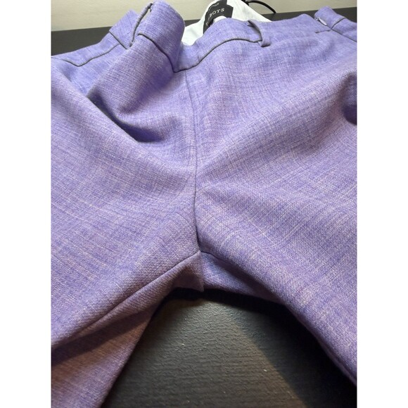 Talbots Chatham Ankle Pants Women’s Sz 10 Wool Blend Purple Pastel - Picture 4 of 8